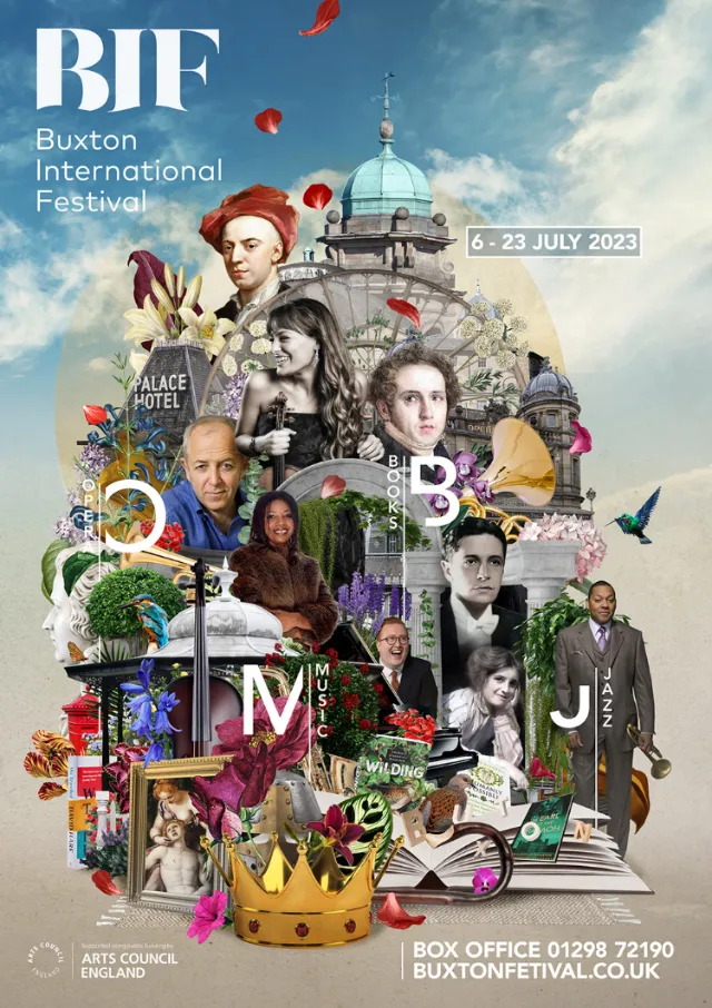 Collage artwork for Buxton International Festival by Patrick Boyer
