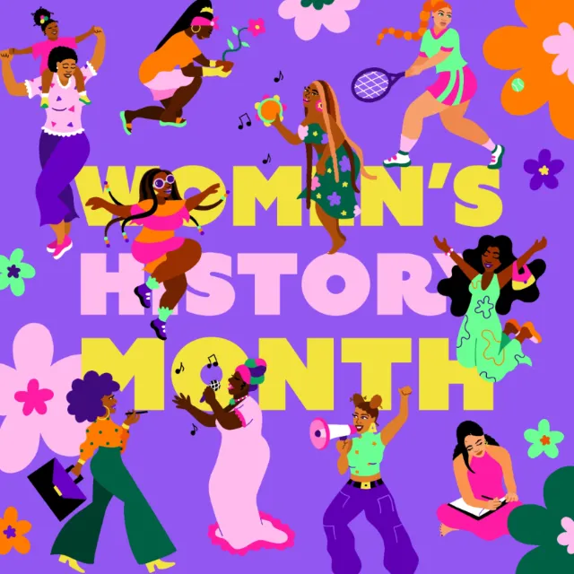 Flyer of Women's History Month