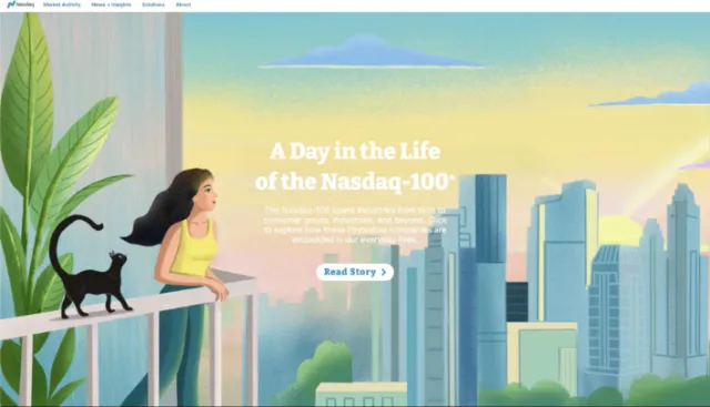 "A Day in the Life of the Nasdaq-100" project  launched on Nasdaq
