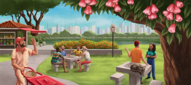 Painterly of Brazil's TV show Papo de Segunda