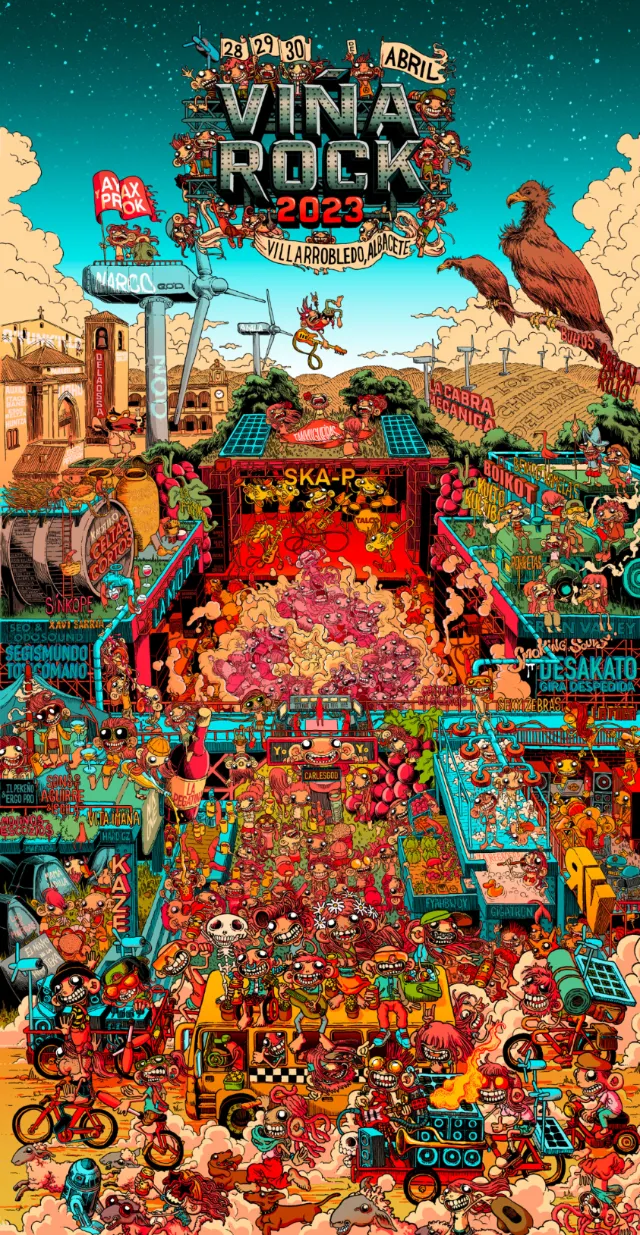 Discover Viña Rock Music Festival Poster