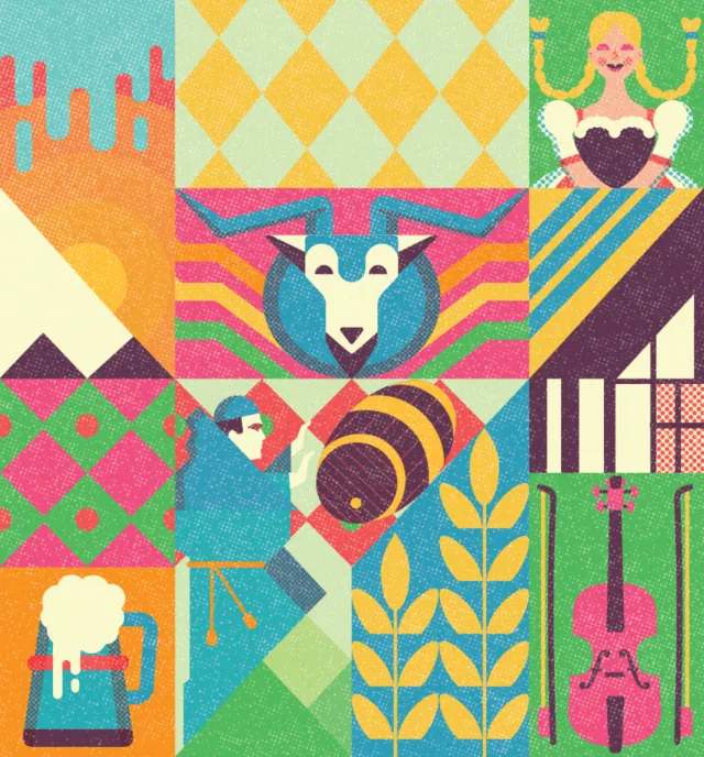 Crafting the Essence: Bock Beer Label Design