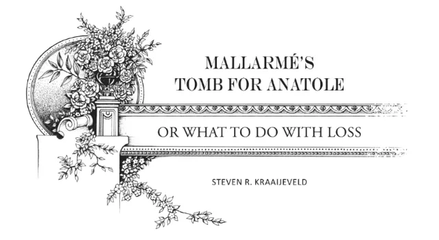 Black and white illustration for Mallarmé’s Tomb by Svetlana Molodchenko