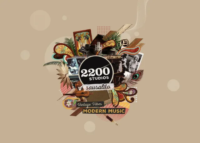 Vintage modern music logo design featuring creative elements by Patrick Boyer