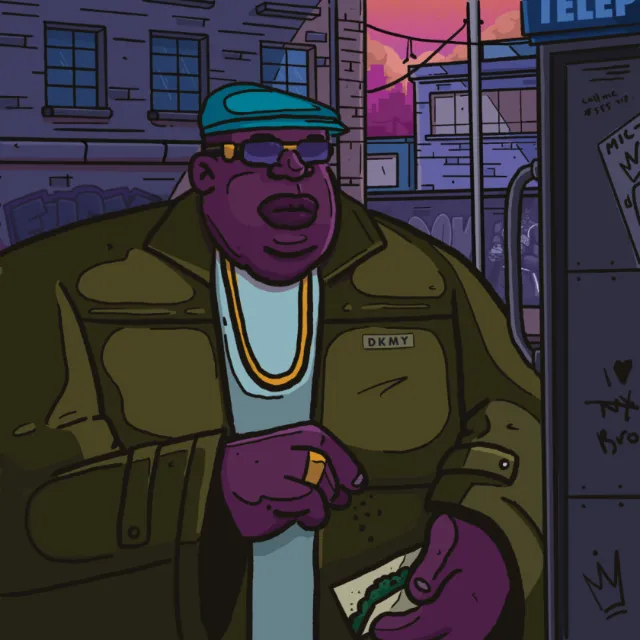 Portrait of a man in green jacket and hat in a city street by Mpumelelo Bhengu