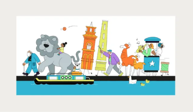 Graphic design for Saltaire Parade event
