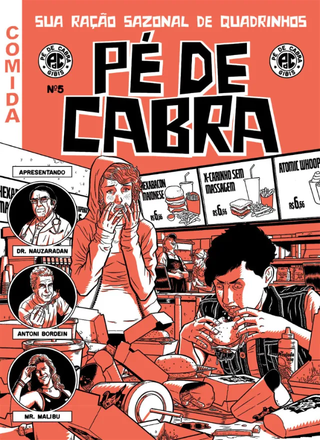 Fabio Lyra spotlights food industry in comic-themed magazine's fifth issue