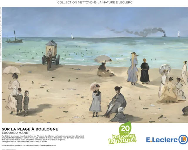 People in historical attire relaxing on Boulogne beach by the seaside