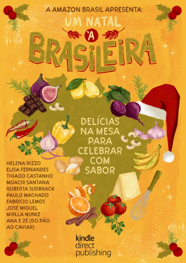 "Um Natal Brasileira" recipe book cover