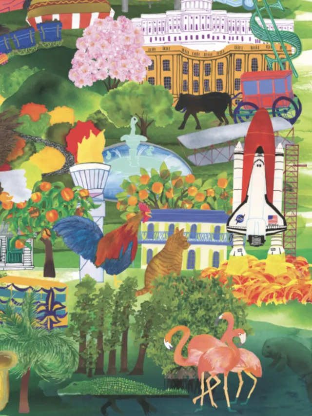 Detail of Collage of America