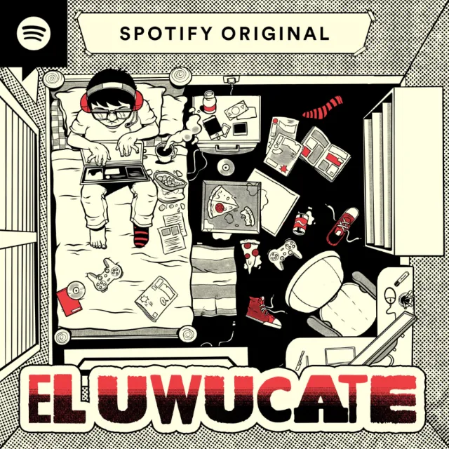 "El Uwucate" podcast poster design