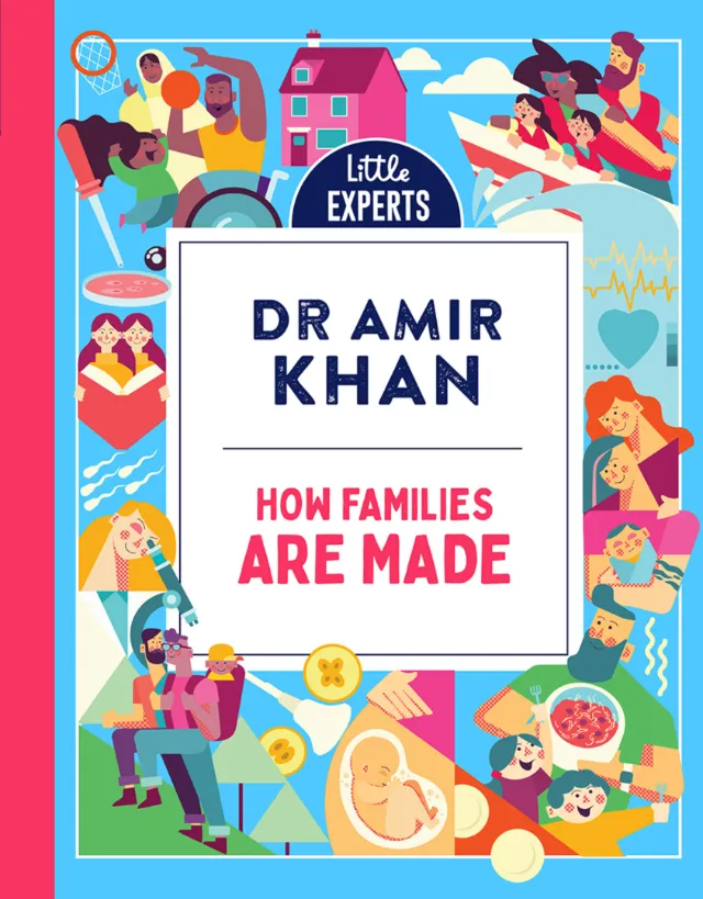 Book cover design of "How Families Are Made" by Dr. Amir Khan