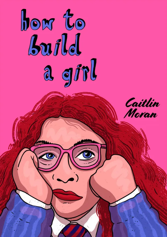 Book cover illustration of a red-haired girl wearing glasses by Rachel Winter