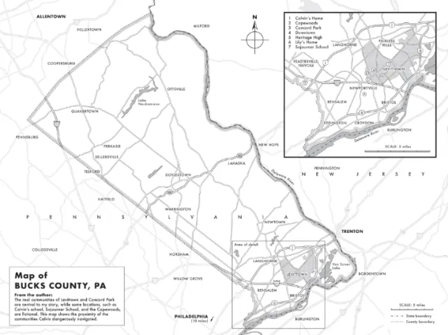 Pennsylvania township map showing local layout and boundaries