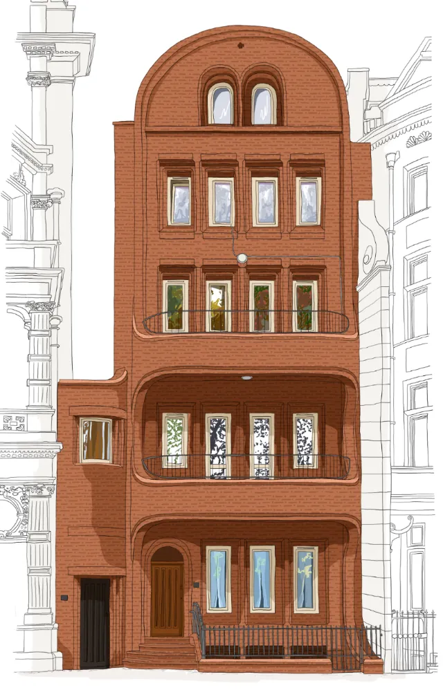 London architecture of Hyde Park Estate