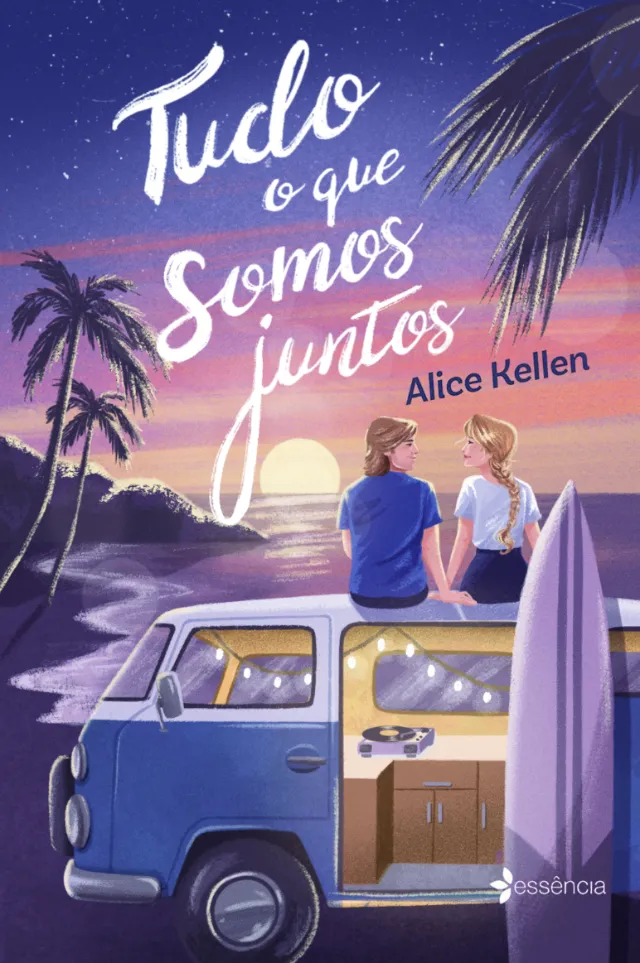 Adorning the cover of the book "Tudo o que somos juntos"