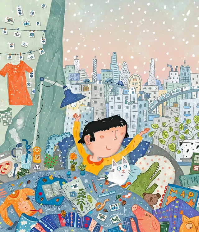 Charming snowy winter days