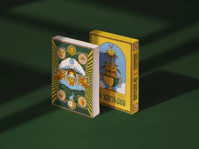 Book cover and case design for Marquez's 'One Hundred Years