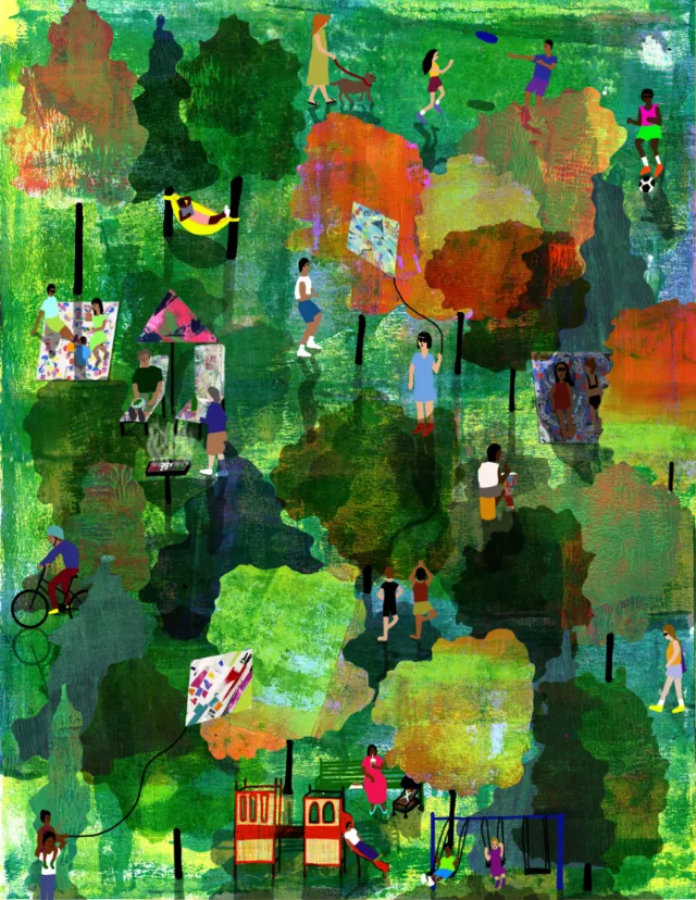 Visual representation of an eco park