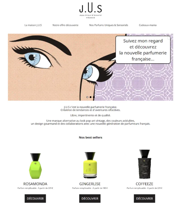 Illustration of an eye with makeup and French text overlay.