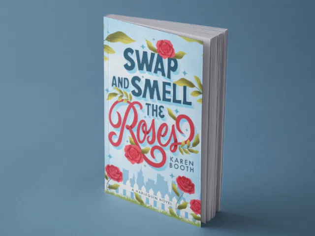 Book jacket art for "Swap and Smell the Roses"