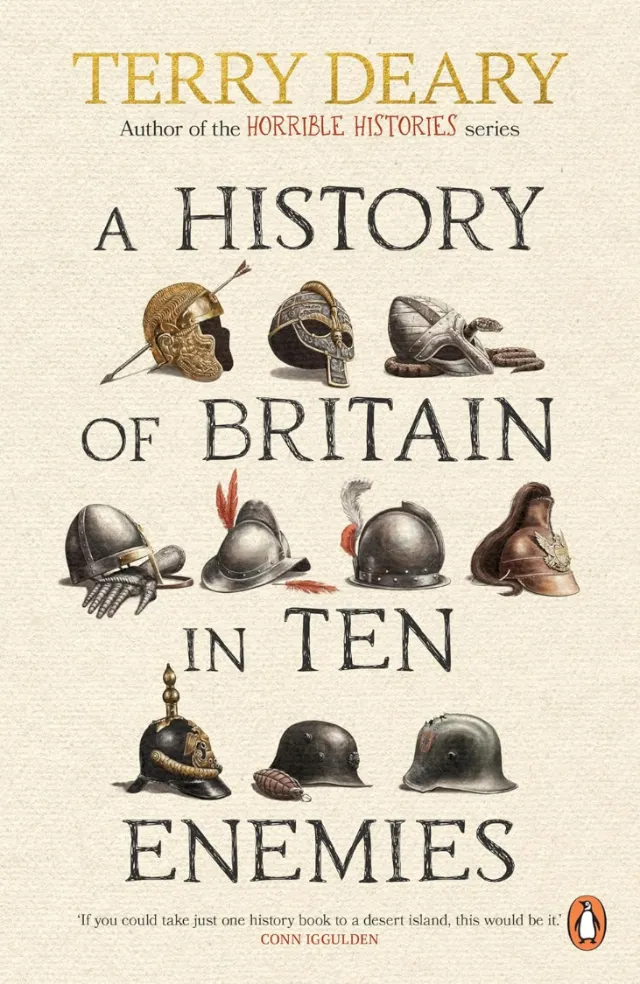 Book jacket design for Terry Deary’s latest title with Penguin Random House
