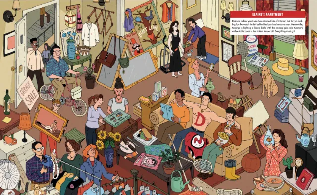 People shopping and browsing in a crowded secondhand store filled with items