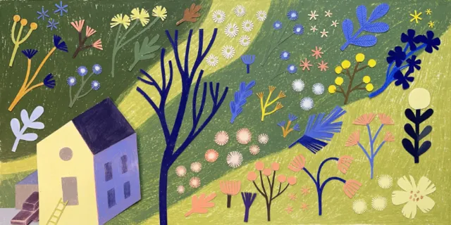 “Quite Days” Illustration for a silent book