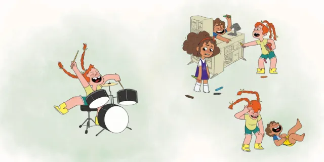 Zara's Big Messy Goodbye - A children's book about farewells