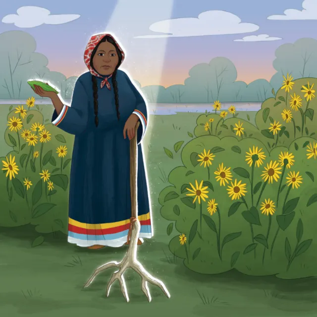 Visual history of female botanists through art