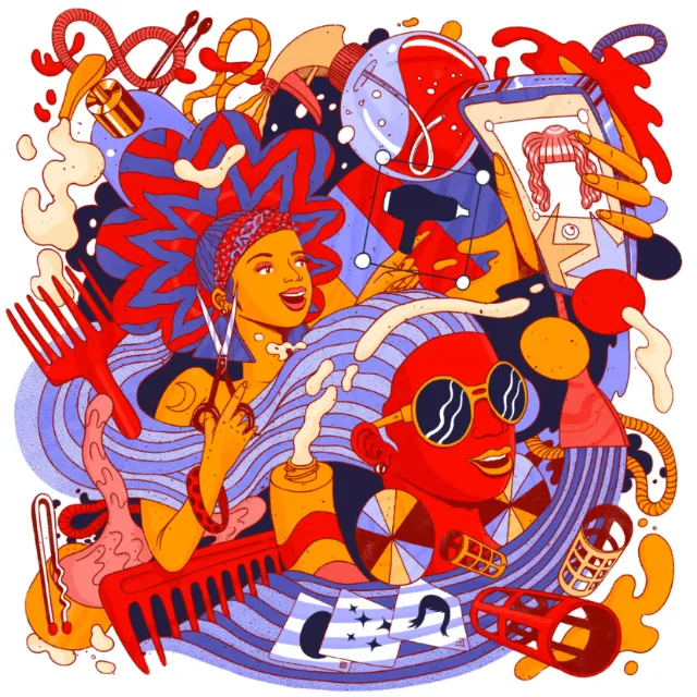 Series of Three Illustrations for Adobe Creative Cloud Express Swag