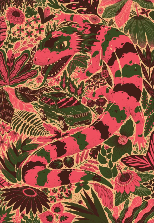 Illustrated Poster Design for Jeep’s 'Easter Eggs' Promo"