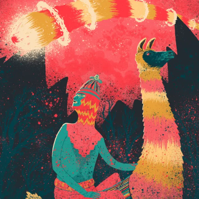 “Fire” album artwork by Bruno Morais