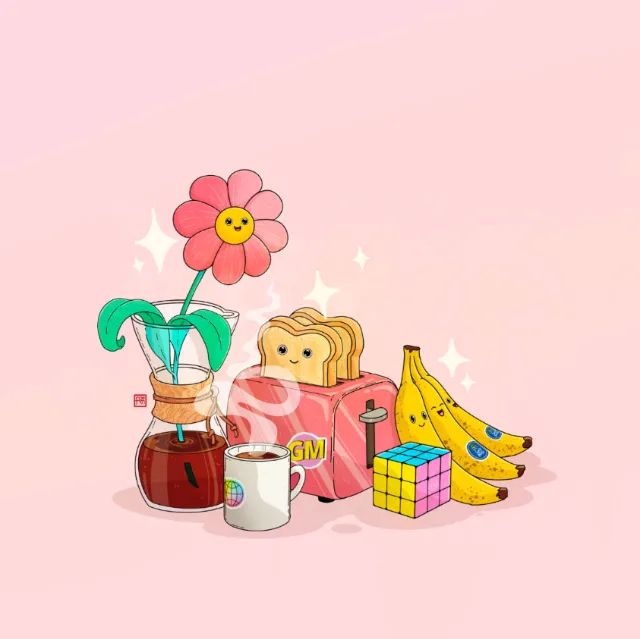 A cozy and cheerful breakfast or morning scene
