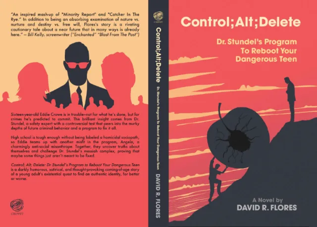 Book cover of Control;Alt;Delete featuring silhouette with gaming controller