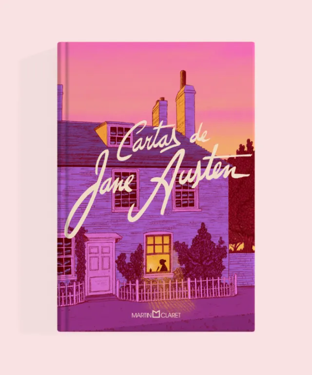 Book cover of Brazilian edition of Jane Austen Letters by Zansky