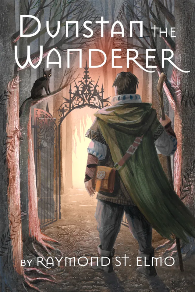 Fantasy book cover of Dunstan the Wanderer by Victoria Fomina