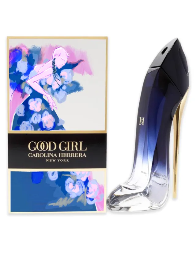 God Girl perfume bottle and floral box by Carolina Herrera artwork by Elly Azizian