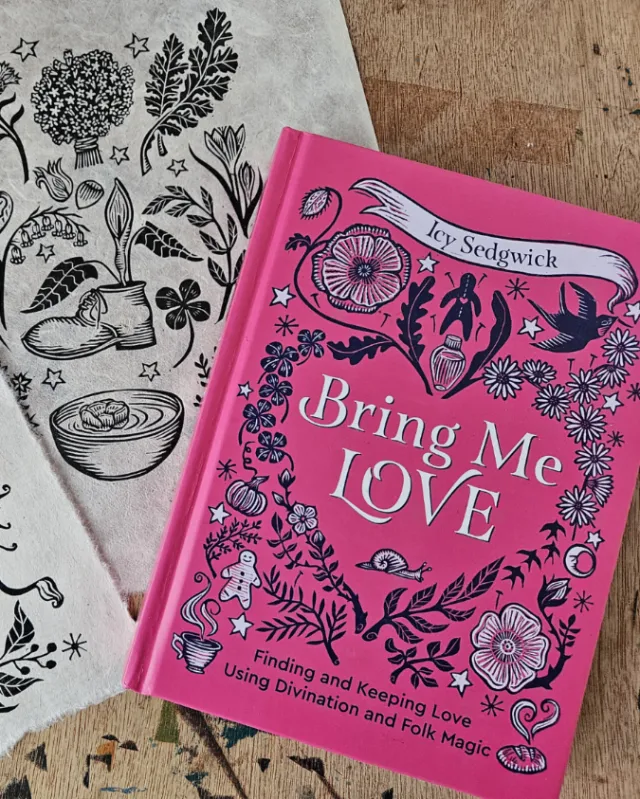 Book Bring Me Love by Icy Sedgwick with floral illustration by Becca Thorne