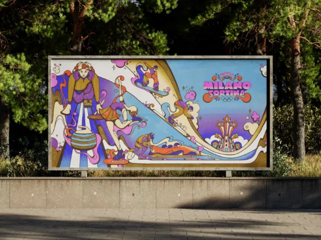 Illustration of Winter Olympics 2026 events by Laura Greenan