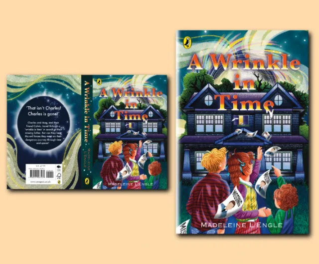 Book cover for A Wrinkle in Time by Oliver Li illustration