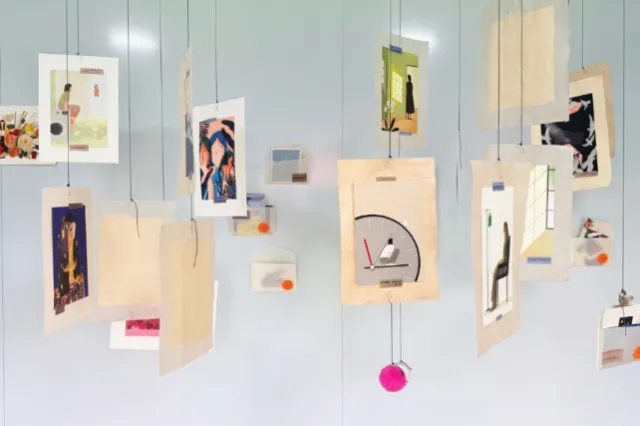 A record of a small art exhibition