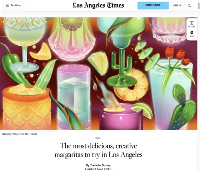 LA Times Cocktails