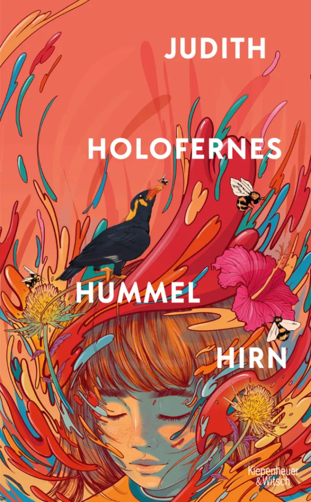 Book cover illustration for Hummelhirn by Judith Holofernes by Carolina Rodriguez Fuenmayor