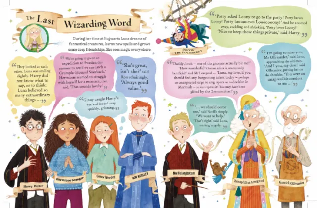 Children dressed as Harry Potter characters at a themed event by Helen Brady