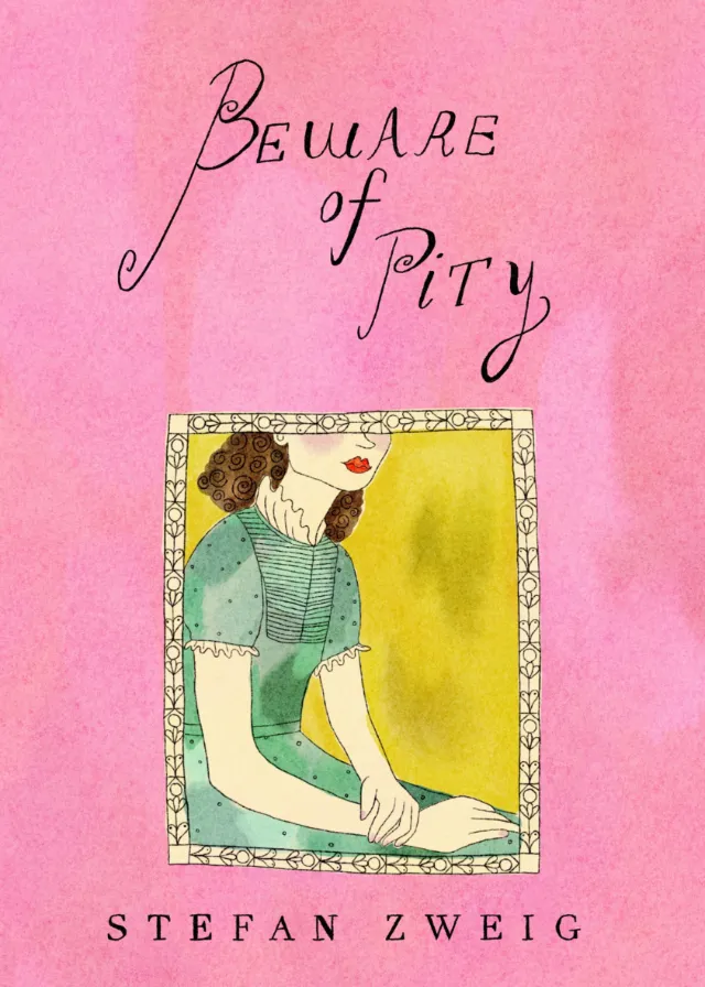 Illustration of woman in vintage dress from Beware of Pity by Ollie Wootton