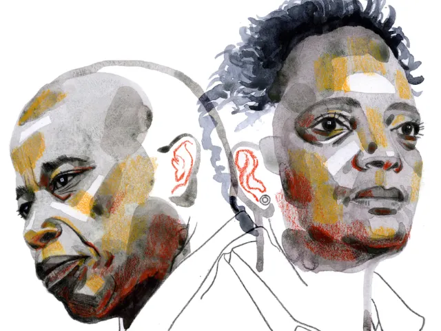 Portraits of Mayor Adams and Mayor Lightfoot by Maki Yamaguchi