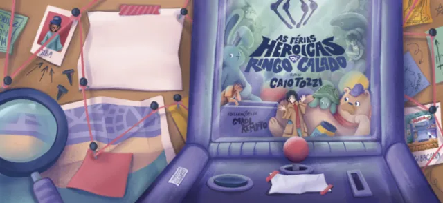 Book cover and back cover artwork by Carol Rempto for Ringo Calado