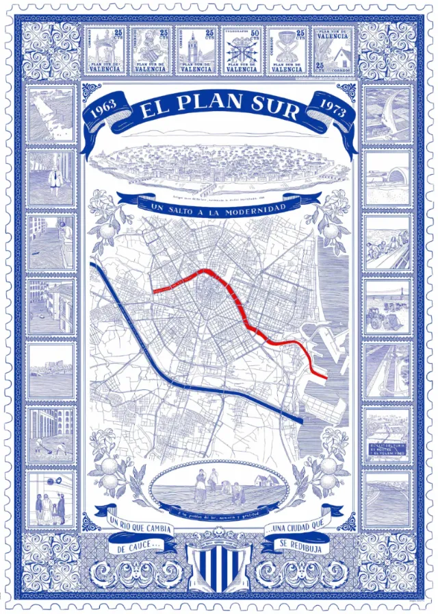 El Plan Sur map illustration by Angela Salerno