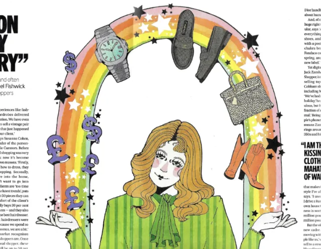 Illustration by Lydia Silver showing a woman beneath a rainbow arch